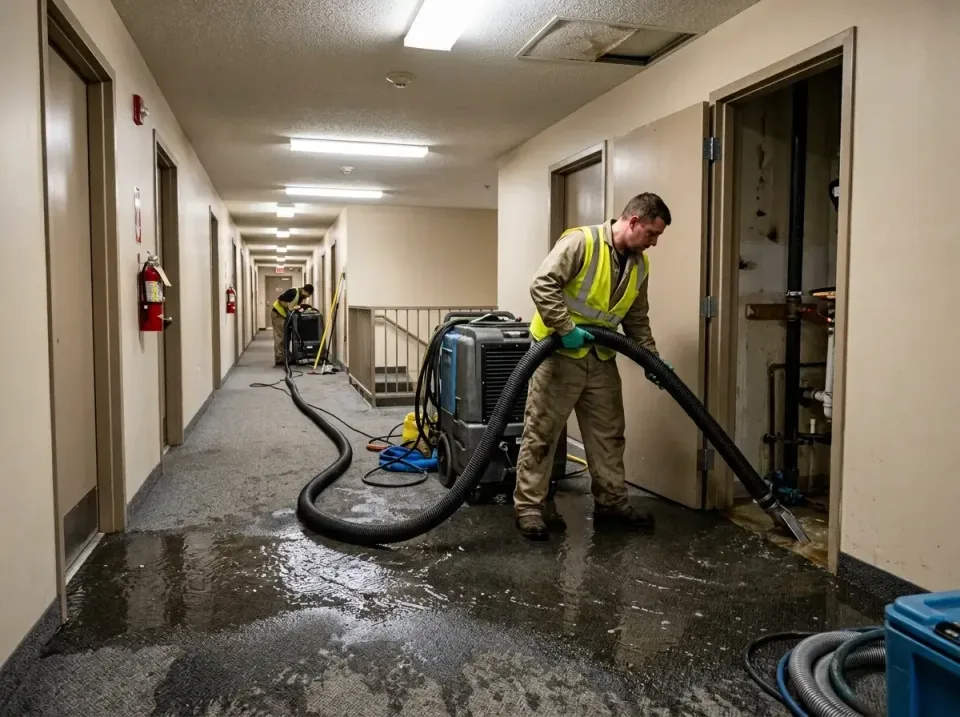 multi-unit-apartment-hallway-f-005 — frequently asked questions, Emergency Burst Pipe Water Extraction & Removal in Throop,…